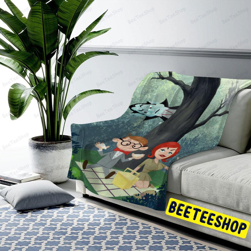 Dating Mad Monster Party Halloween Beeteeshop US Cozy Blanket