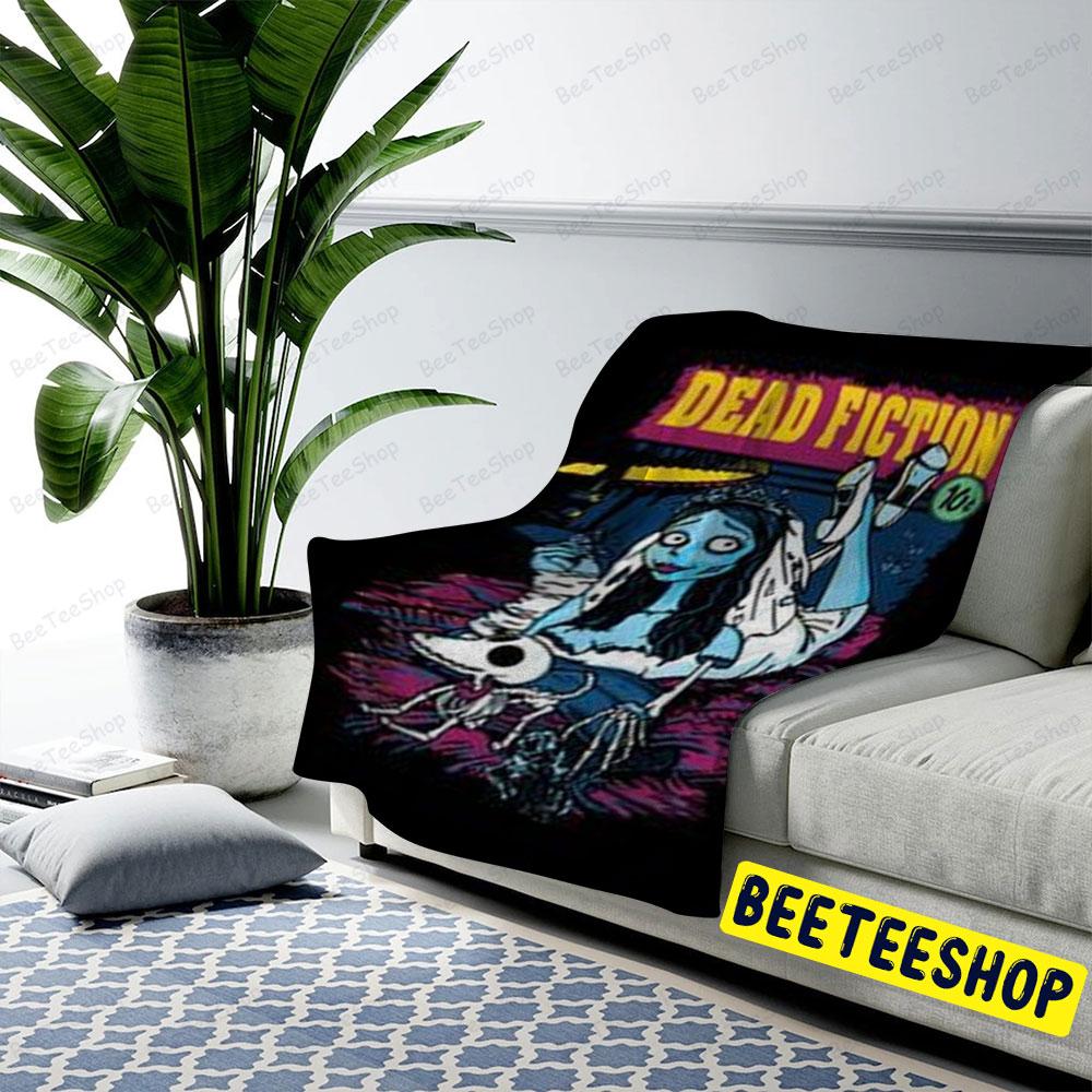 Dead Fiction Corpse Bride Halloween Beeteeshop US Cozy Blanket