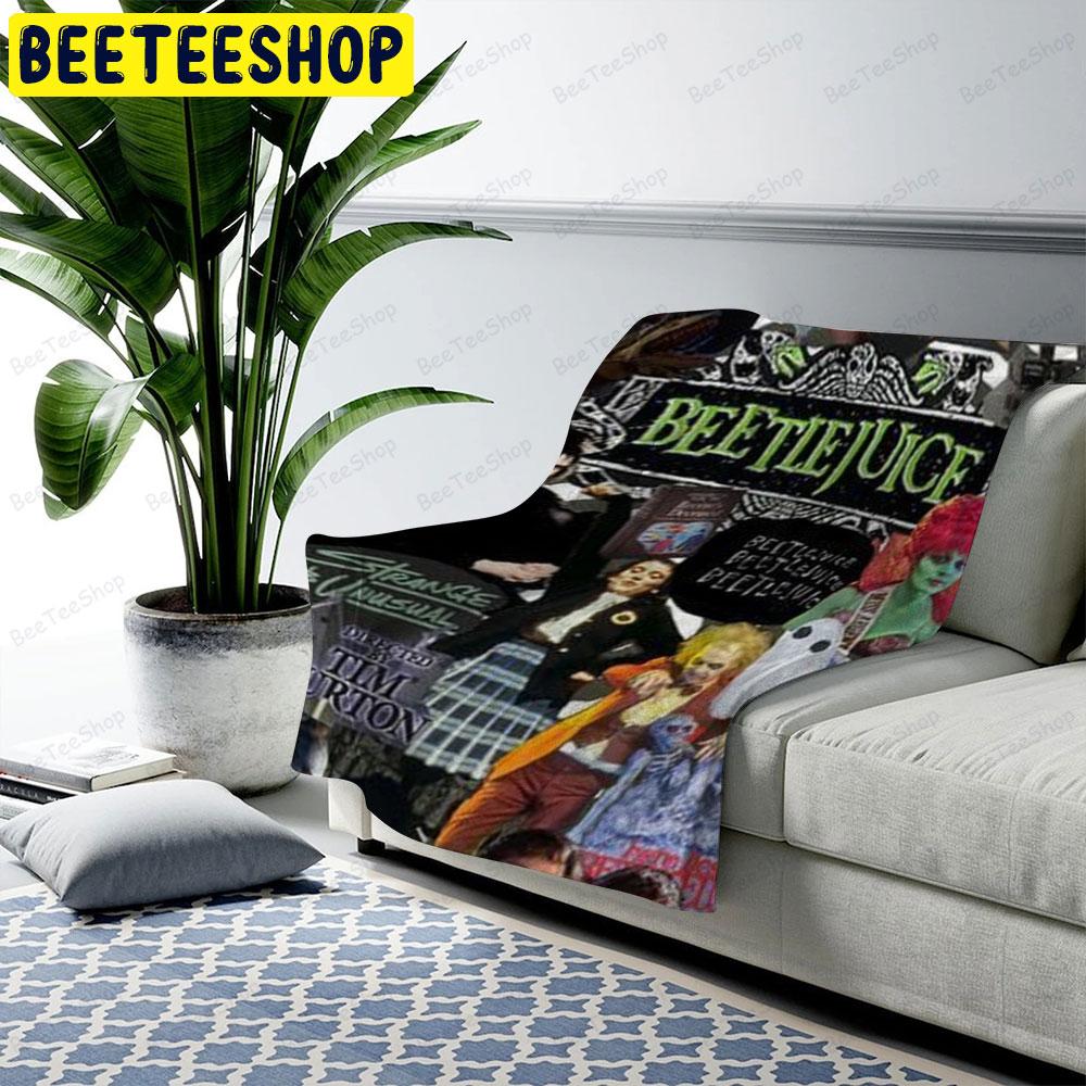 Dead People Talk Beetlejuice Halloween Beeteeshop US Cozy Blanket