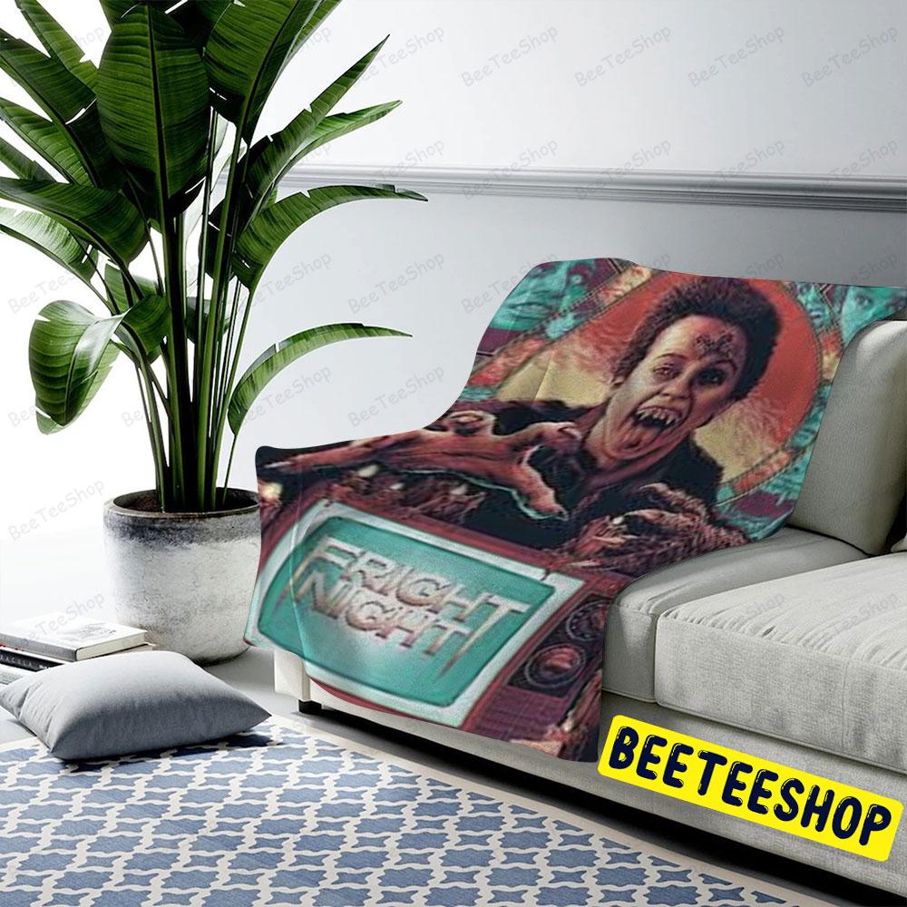 Ed Thompson Fright Night Halloween Beeteeshop US Cozy Blanket