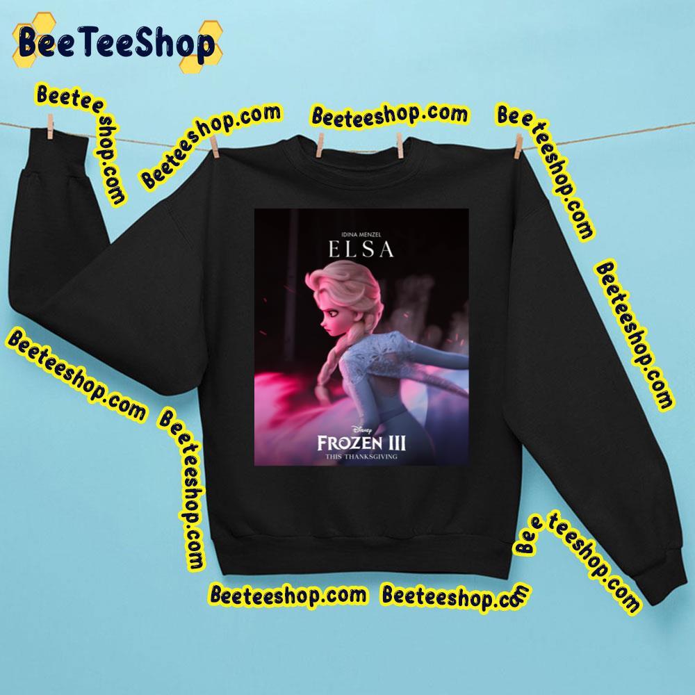 Elsa Frozen 3 This Thanksgiving 2023 Beeteeshop Trending Unisex Sweatshirt