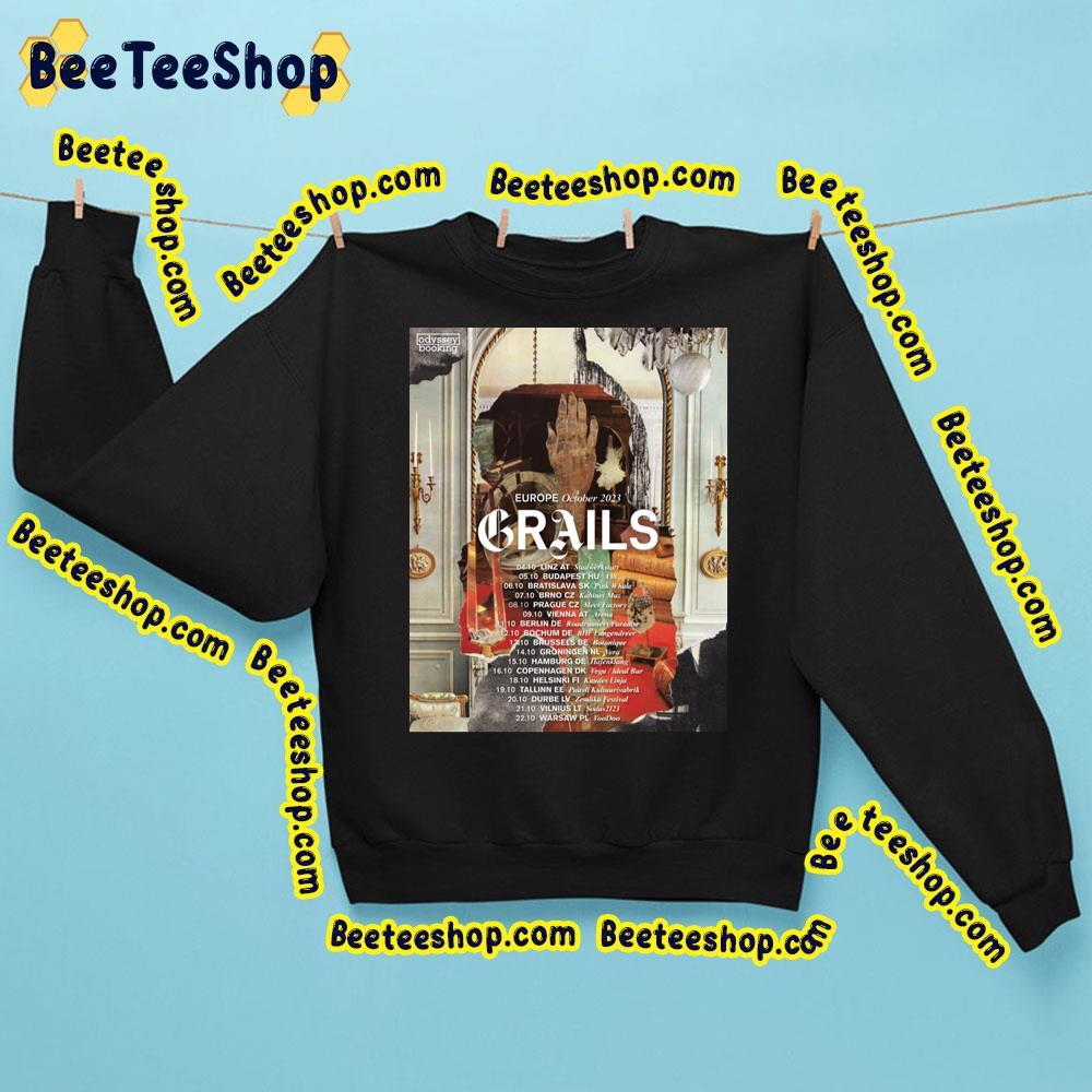 Euro October 2023 Grails Anches Tour Beeteeshop Trending Unisex Sweatshirt