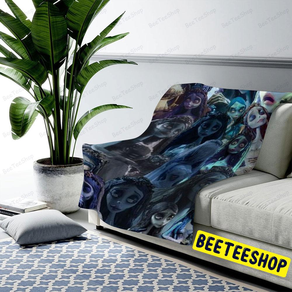 Face Art Corpse Bride Halloween Beeteeshop US Cozy Blanket