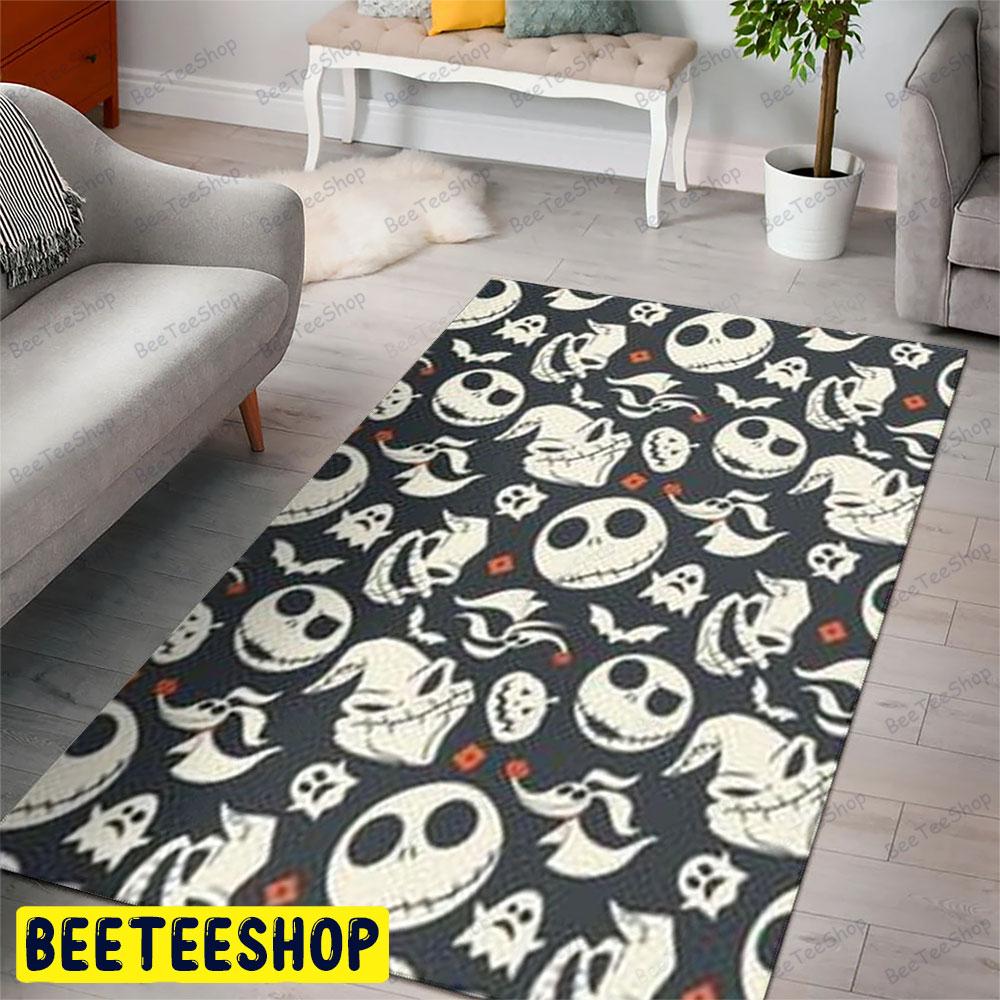 Face Icon Oogie Boogie Jack The Nightmare Before Christmas Halloween Beeteeshop Rug Rectangle