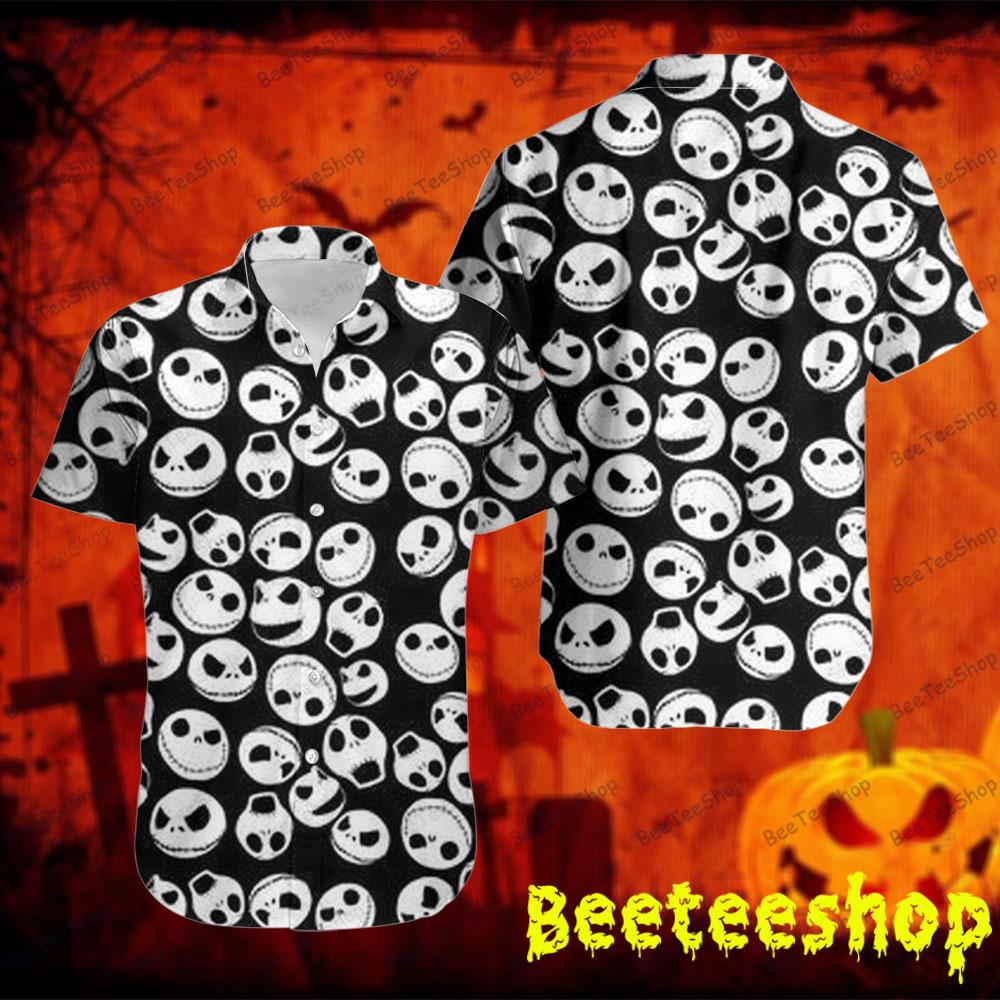 Face Jack The Nightmare Before Christmas Halloween Beeteeshop Hawaii Shirt