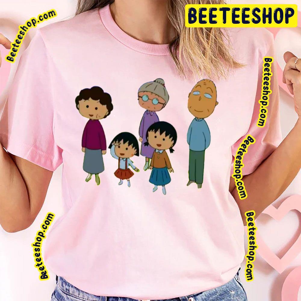 Family Crayon Maruko Beeteeshop Trending Unisex T-Shirt