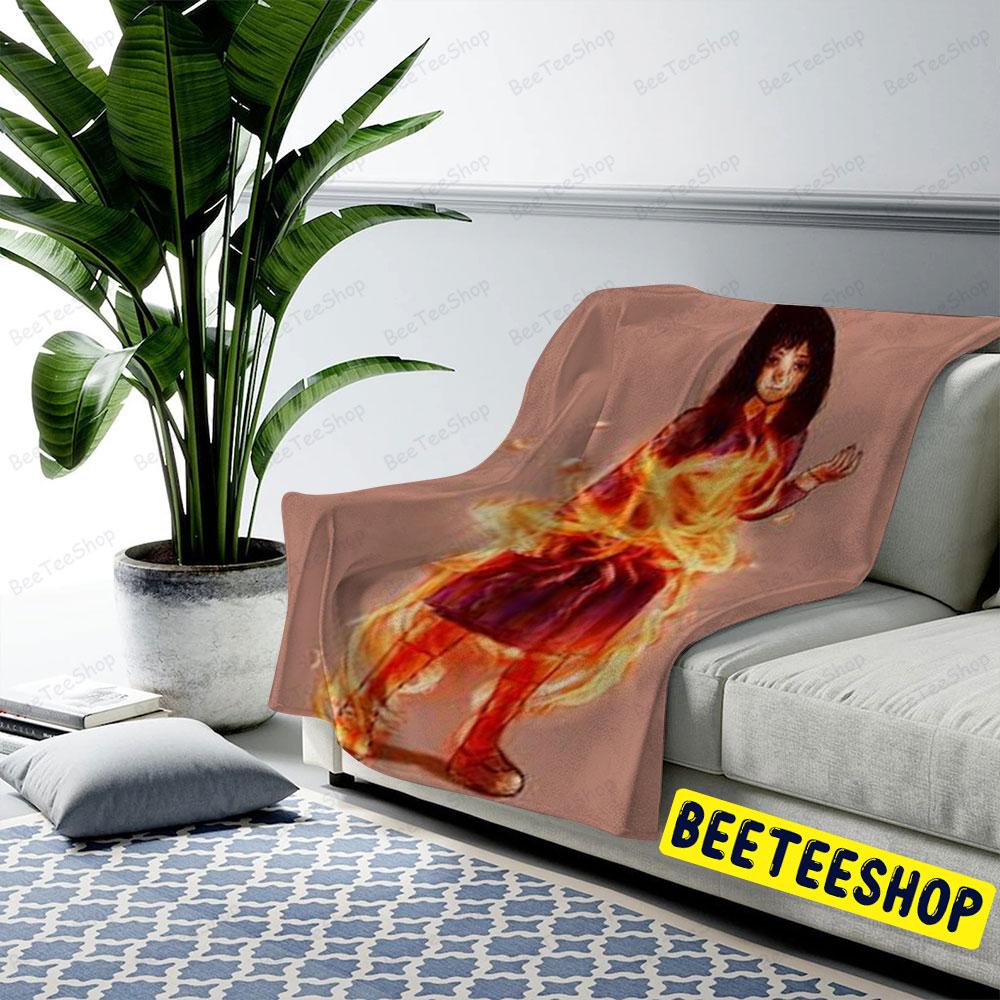 Fire Silent Hill Halloween Beeteeshop US Cozy Blanket