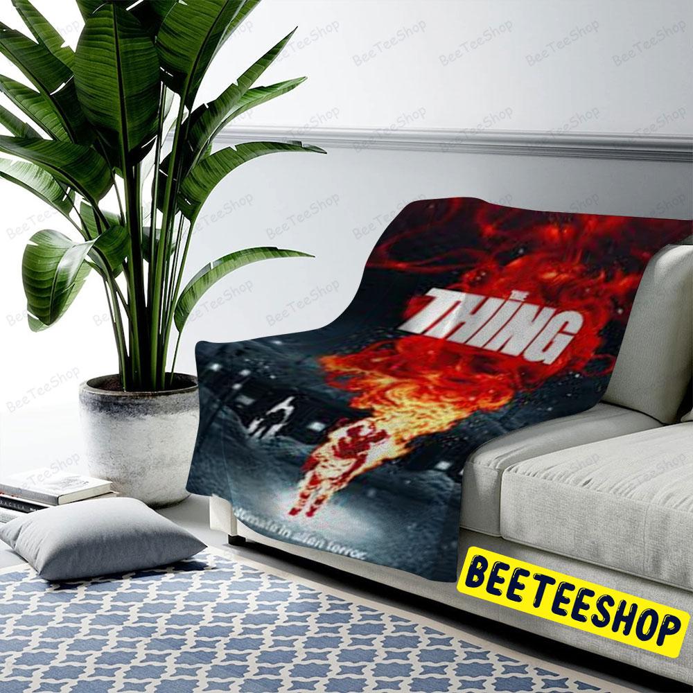 Fire The Thing Halloween Beeteeshop US Cozy Blanket