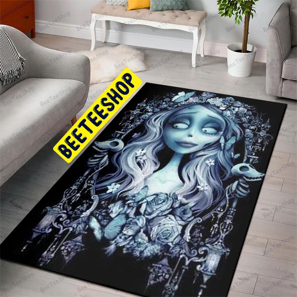 Flower Emily The Corpse Bride Halloween Beeteeshop Rug Rectangle