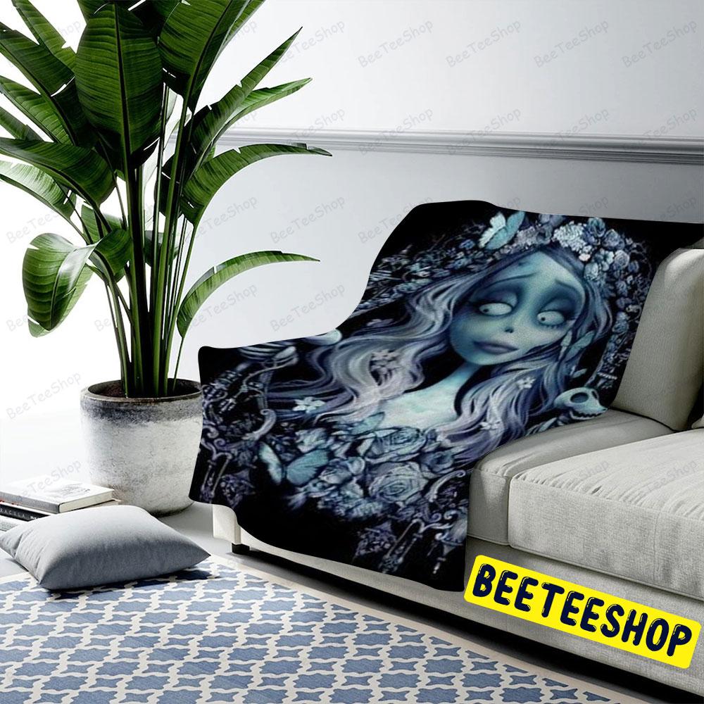 Flower Emily The Corpse Bride Halloween Beeteeshop US Cozy Blanket