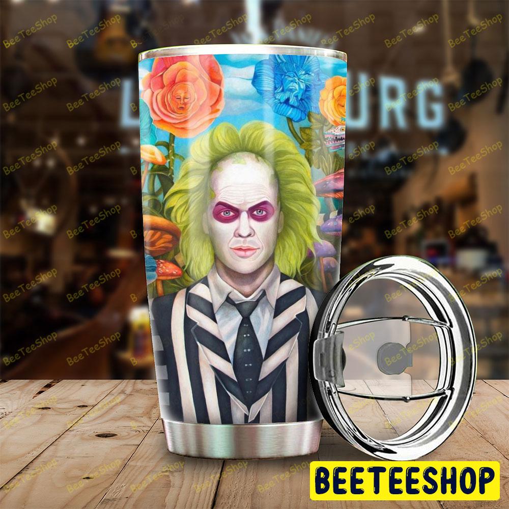 Flower Michael Keaton Beetlejuice Halloween Beeteeshop Tumbler