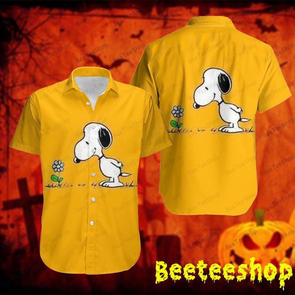 Flower With Snoopy It’s The Great Pumpkin Charlie Brown Halloween Beeteeshop Hawaii Shirt