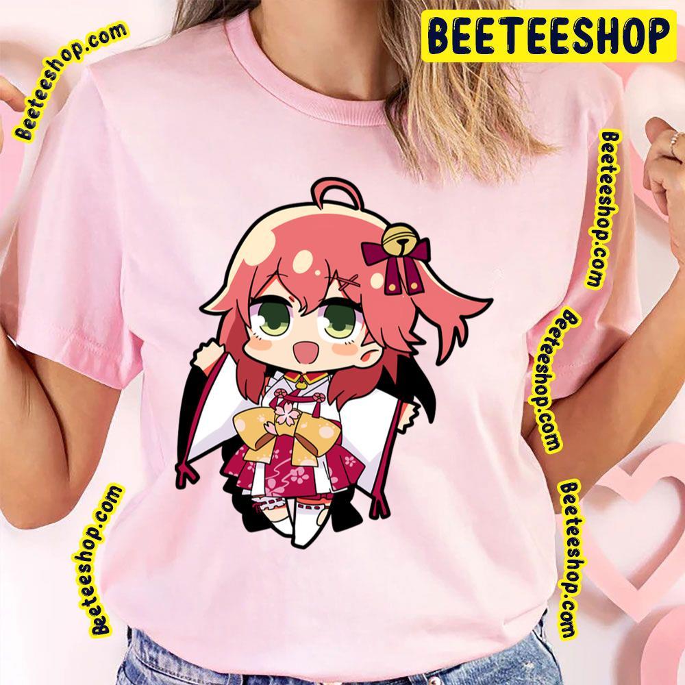 Funny Chibi Sakura Miko Beeteeshop Trending Unisex T-Shirt