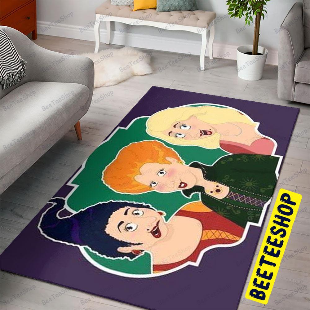 Funny Hocus Pocus Halloween Beeteeshop Rug Rectangle