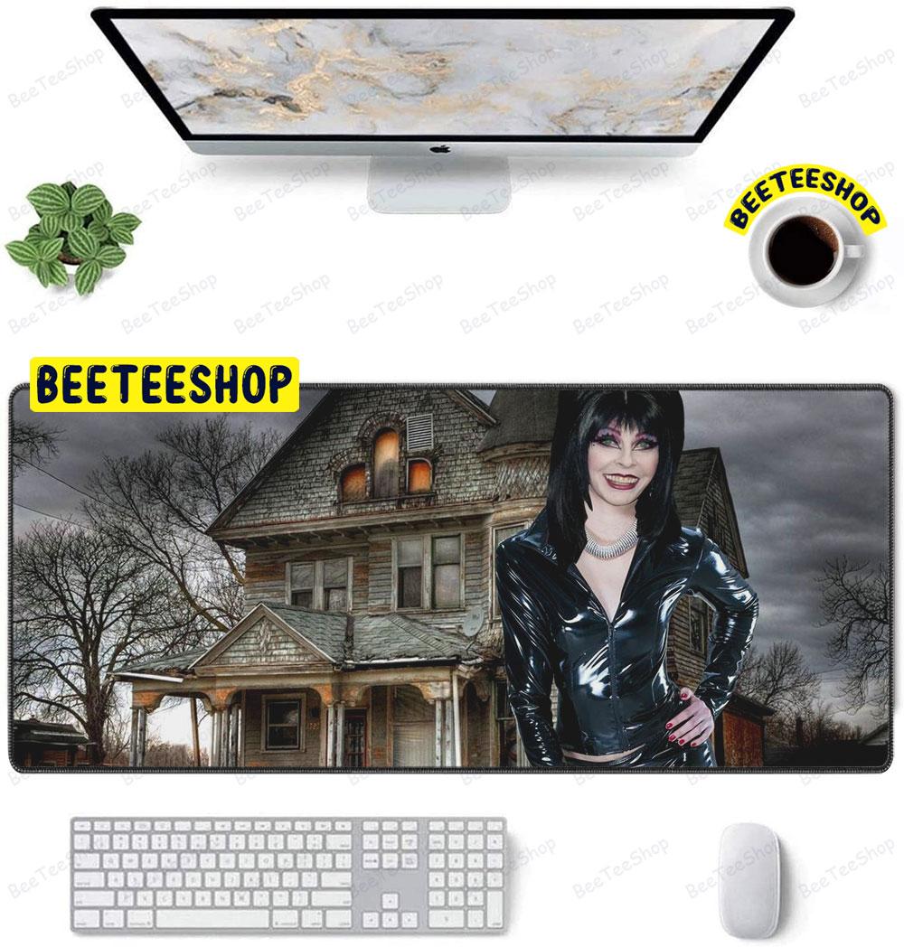 Funny Horror House Elvira Mistress Of The Dark Halloween Beeteeshop Mouse Pad