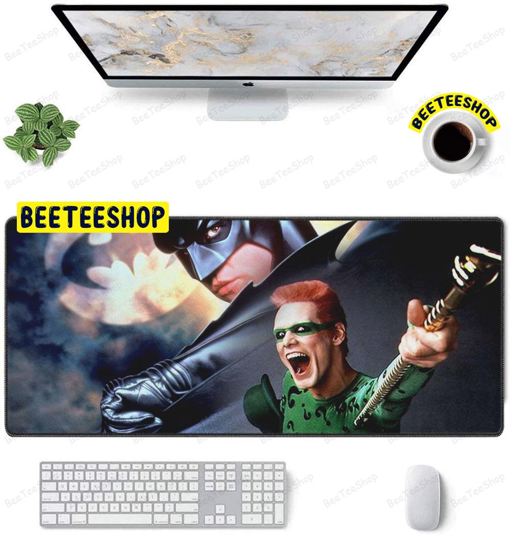 Funny Jim And Batman Forever Halloween Beeteeshop Mouse Pad