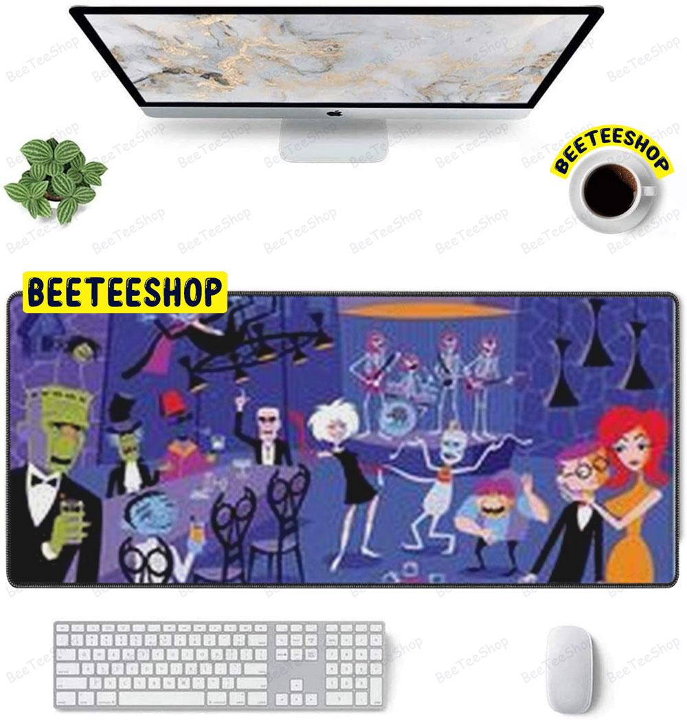 Funny Mad Monster Party Halloween Beeteeshop Mouse Pad