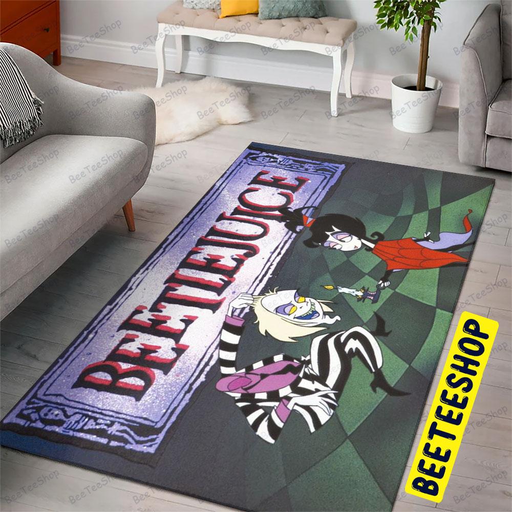 Funny Michael Keaton Beetlejuice Halloween Beeteeshop Rug Rectangle