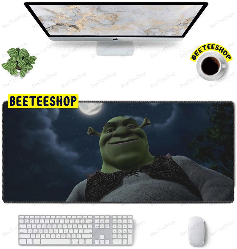 Funny Moon Scared Shrekless Halloween Beeteeshop Mouse Pad