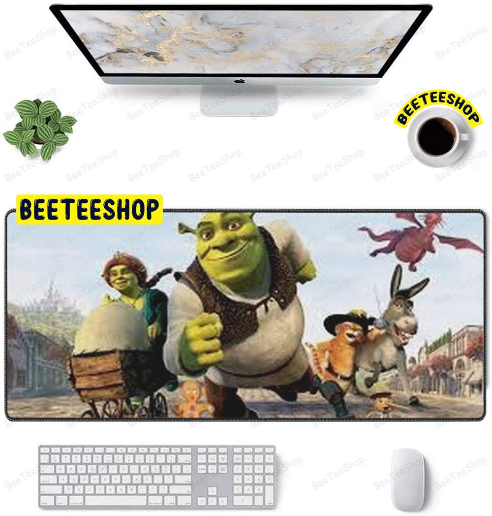 Funny Run Scared Shrekless Halloween Beeteeshop Mouse Pad