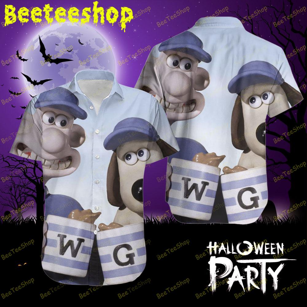 Funny Wg Wallace & Gromit The Curse Of The Were-Rabbit Halloween Beeteeshop Hawaii Shirt