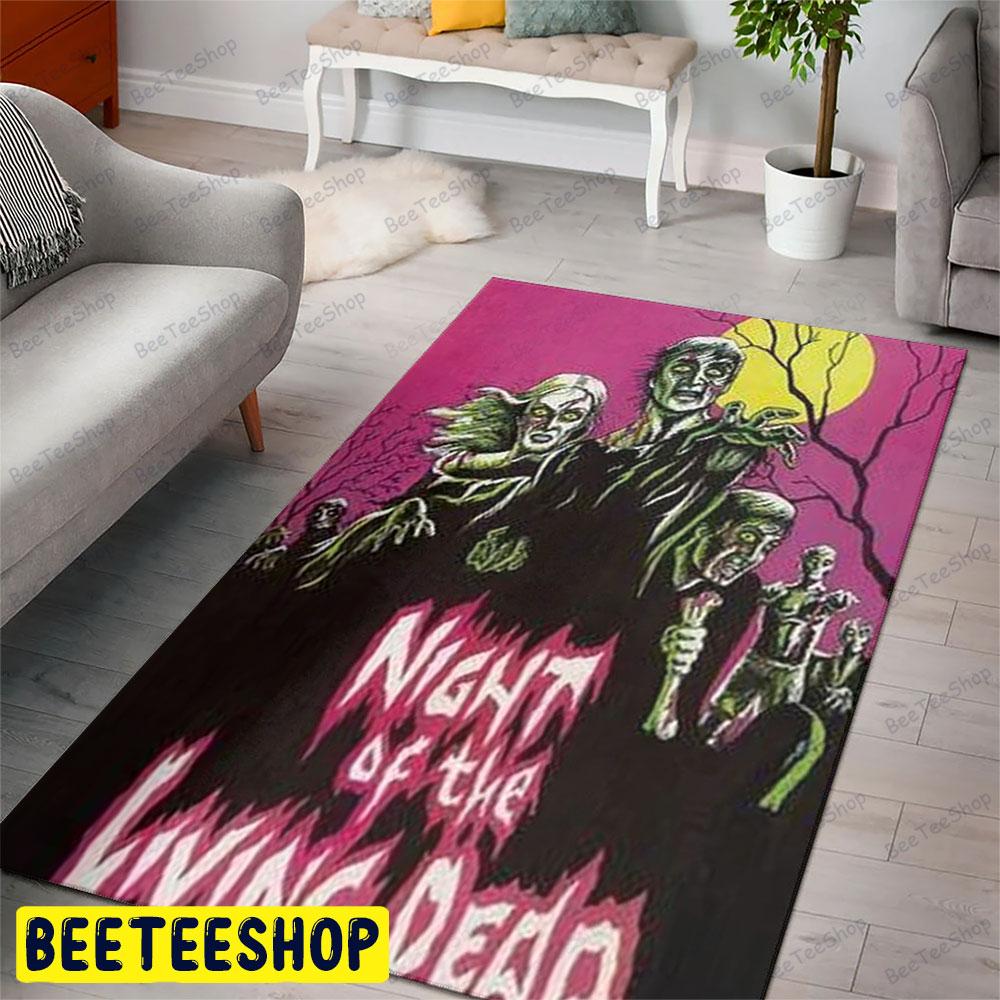 Ghost Halloween Night Of The Living Dead Beeteeshop Rug Rectangle