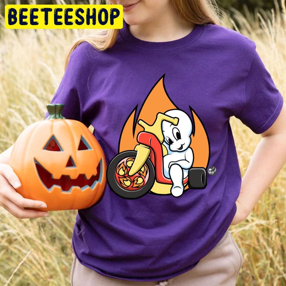 Ghost Rider Casper Halloween Beeteeshop Trending Unisex T-Shirt