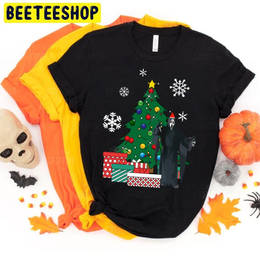 Ghostface Around The Christmas Tree Scream Halloween Beeteeshop 