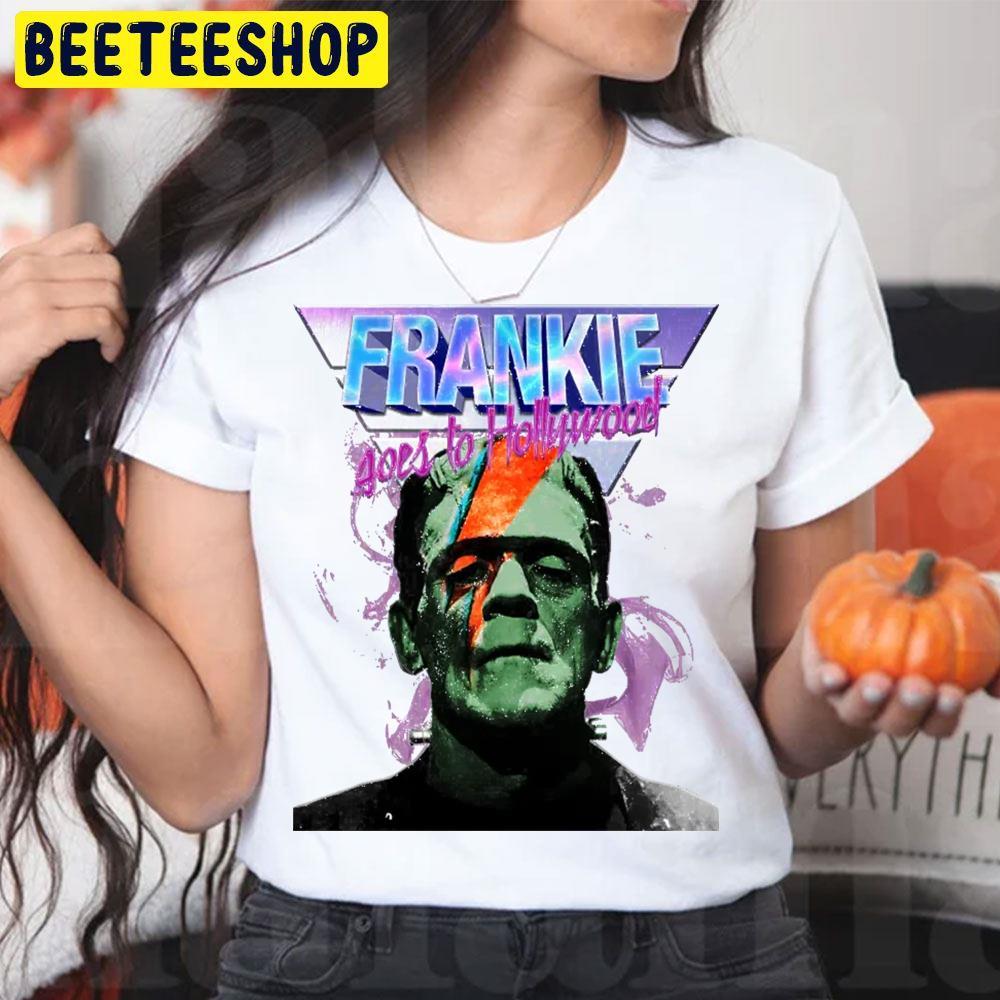 Goes To Hollywood Frankenstein Halloween Beeteeshop Trending Unisex T-Shirt