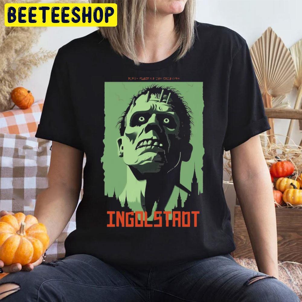 Graphic Frankenstein Halloween Beeteeshop Trending Unisex T-Shirt