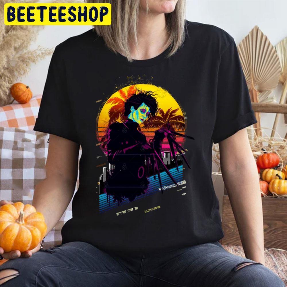 Graphic Vintage Edward Scissorhands Halloween Beeteeshop Trending Unisex T-Shirt