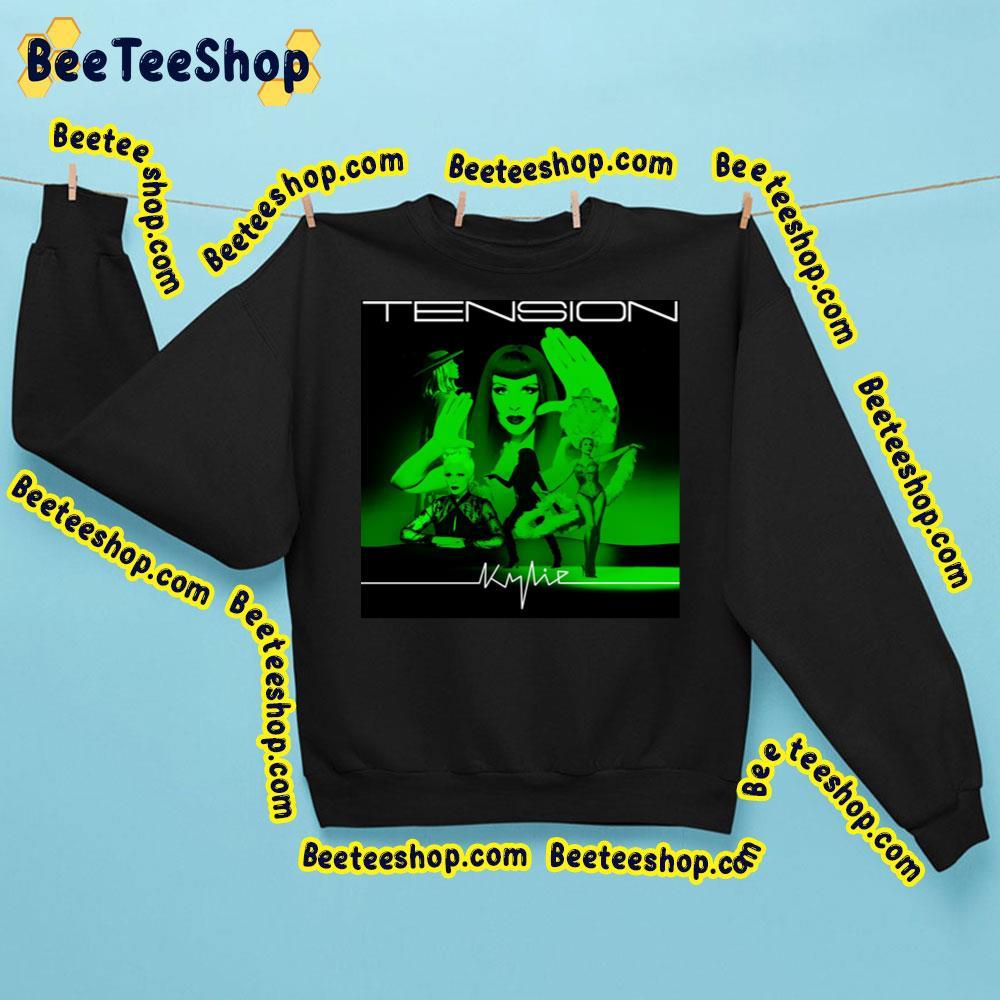 Green Album Kylie Minogue Tension 2023 Beeteeshop Trending Unisex Sweatshirt