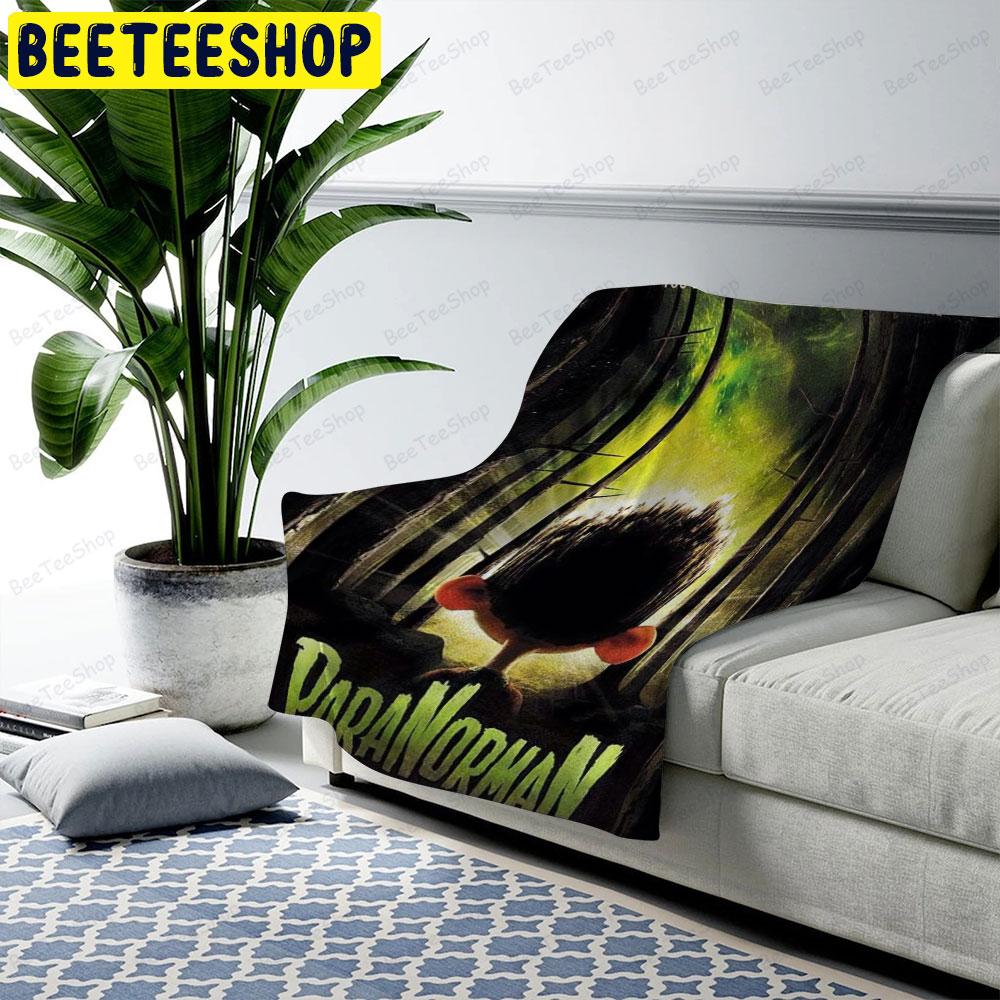 Green Light Paranorman Halloween Beeteeshop US Cozy Blanket