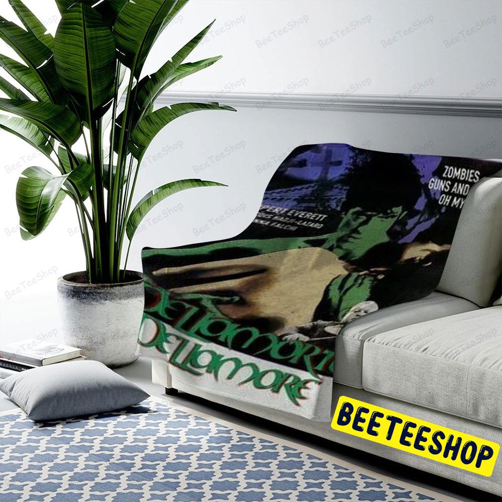 Green Logo Dellamorte Dellamore Halloween Beeteeshop US Cozy Blanket