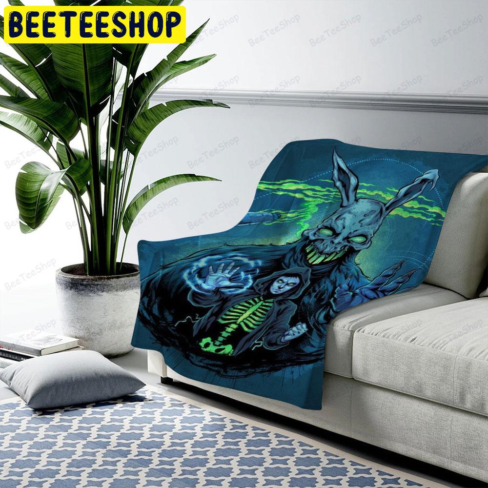 Green Smoke Donnie Darko Halloween Beeteeshop US Cozy Blanket