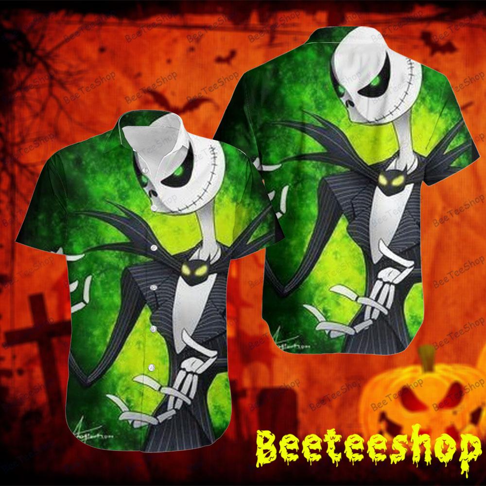 Green Smoke Jack The Nightmare Before Christmas Halloween Beeteeshop Hawaii Shirt