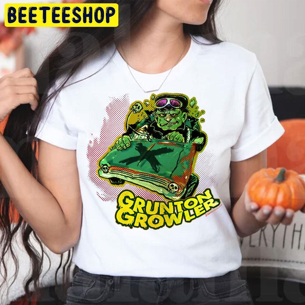 Grunton Growler Frankenstein Halloween Beeteeshop Trending Unisex T-Shirt