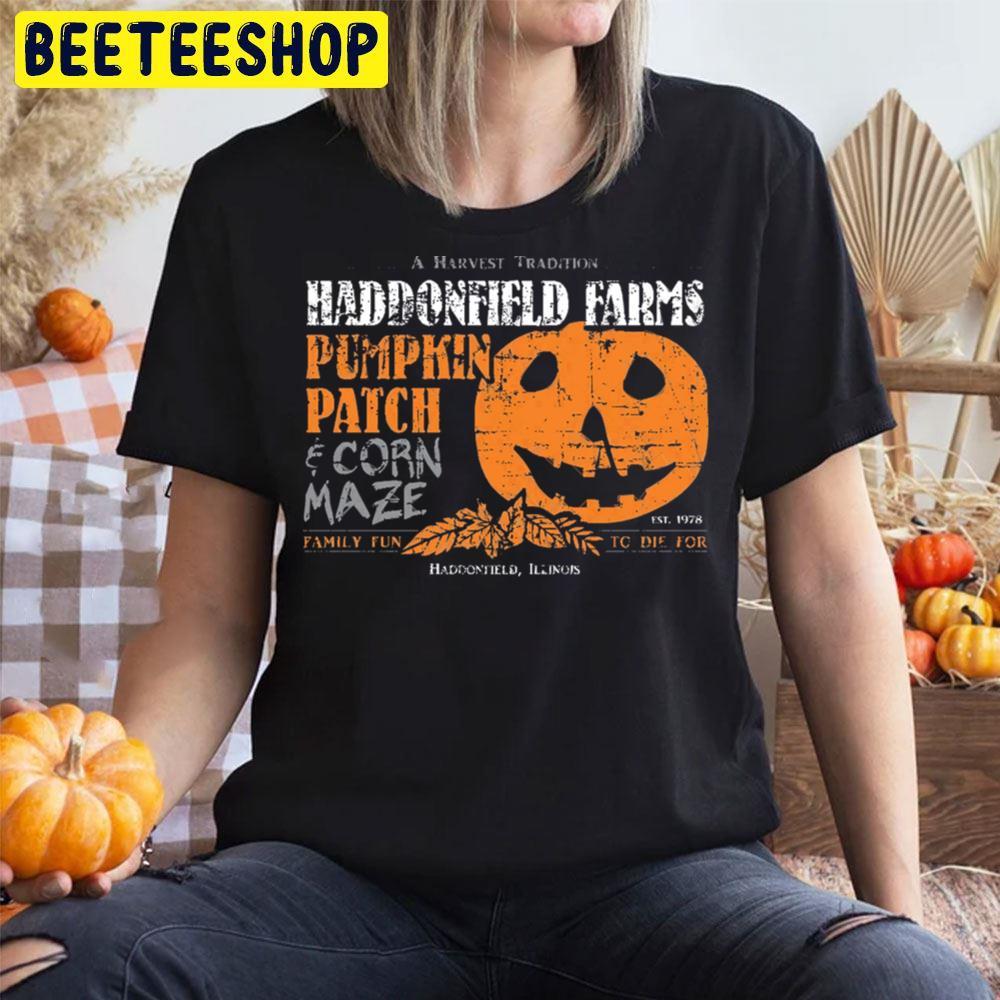 Haddonfield Farms Pumpkin Patch Michael Myers Halloween Beeteeshop Trending Unisex T-Shirt