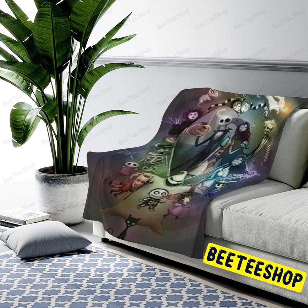 Halloween Characters Corpse Bride Beeteeshop US Cozy Blanket