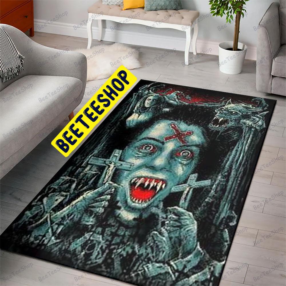 Halloween Fright Night Movie Beeteeshop Rug Rectangle