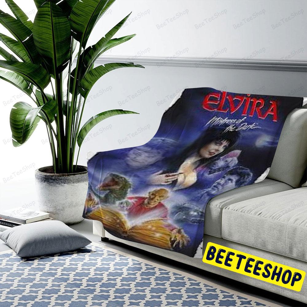 Halloween Movie Elvira Mistress Of The Dark Beeteeshop US Cozy Blanket