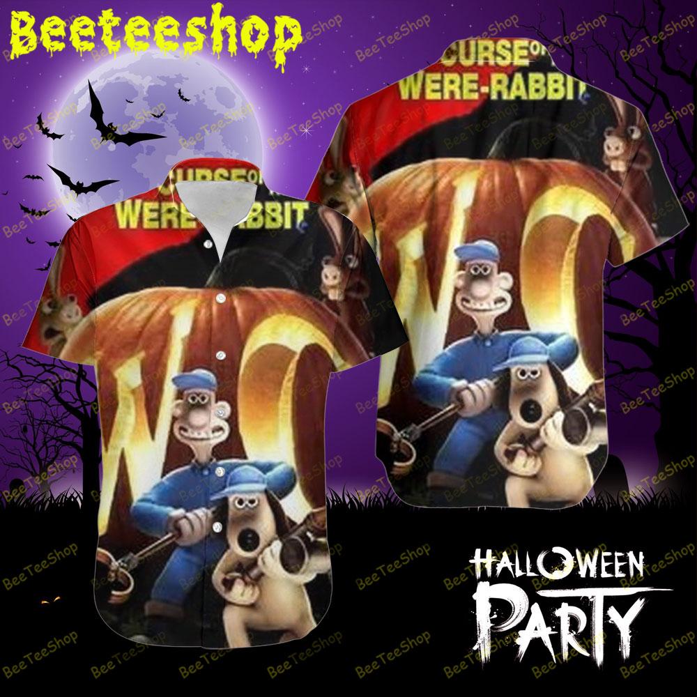 Halloween Movie Wallace & Gromit The Curse Of The Were-Rabbit Beeteeshop Hawaii Shirt