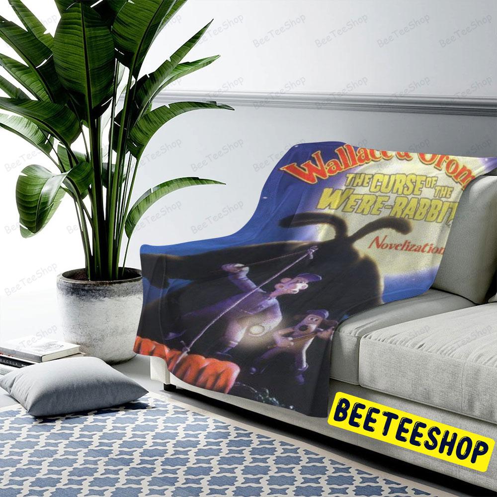 Halloween Novelization Wallace & Gromit The Curse Of The Were-Rabbit Beeteeshop US Cozy Blanket