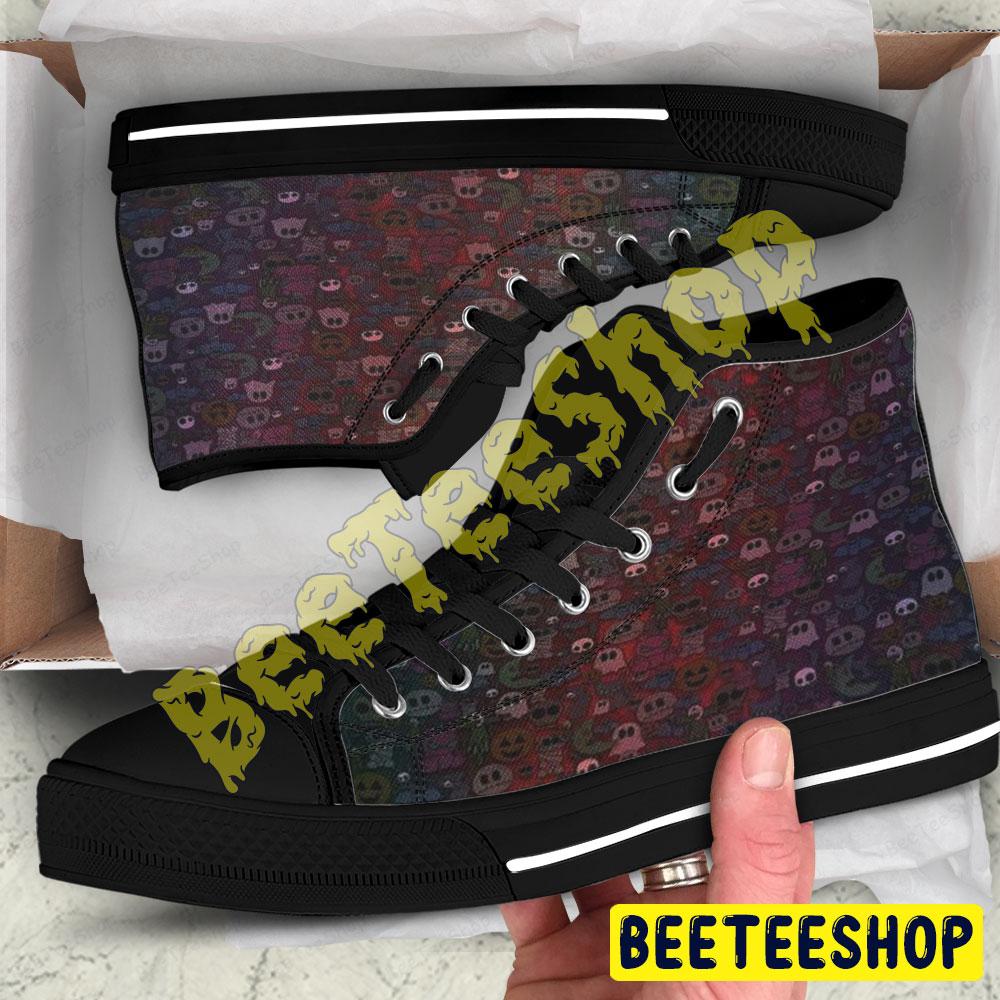 Halloween Pattern 256 Beeteeshop Adults High Top Canvas Shoes