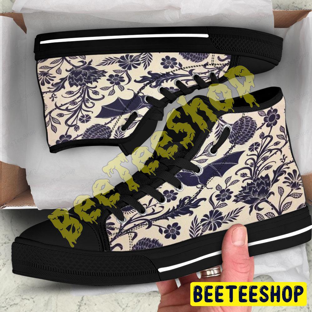 Halloween Pattern 276 Beeteeshop Adults High Top Canvas Shoes