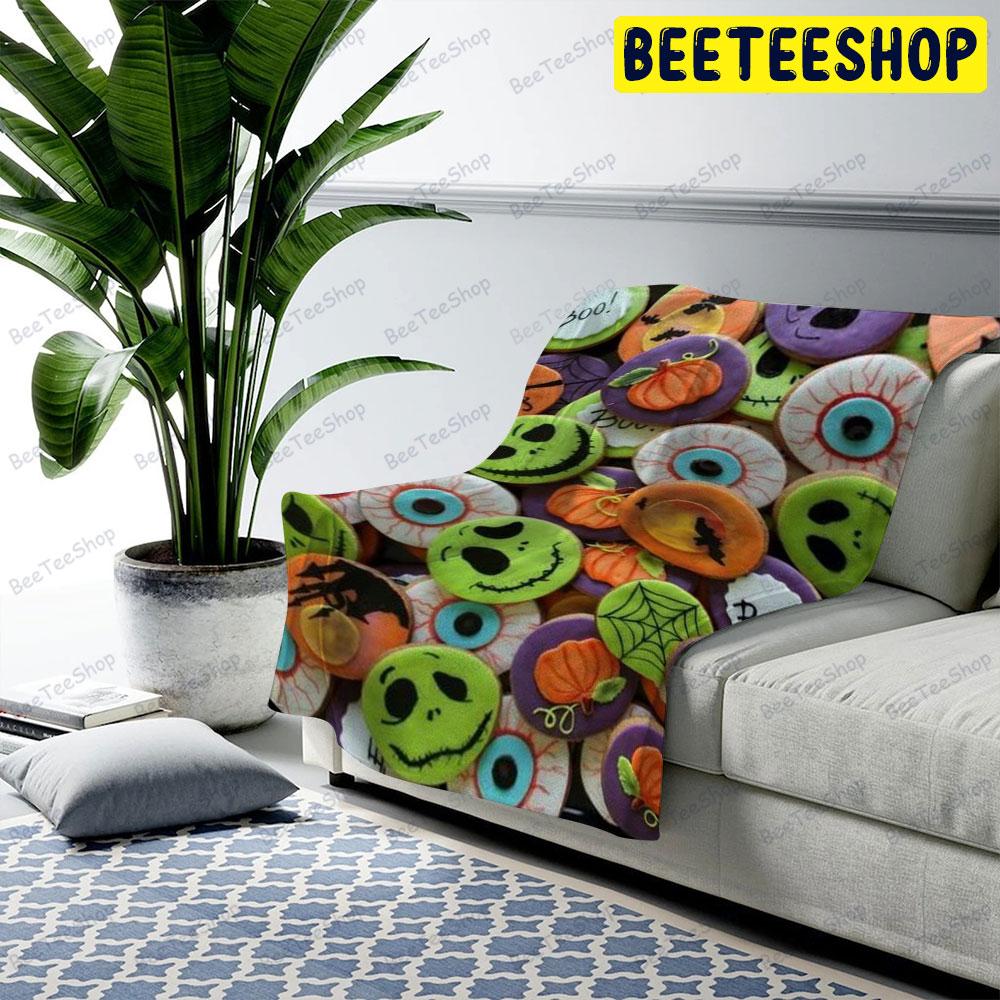 Halloween Pattern 328 Beeteeshop US Cozy Blanket