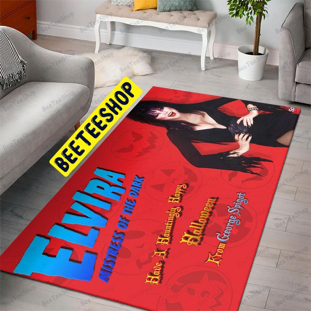 Halloween Pupkin Elvira Mistress Of The Dark Beeteeshop Rug Rectangle