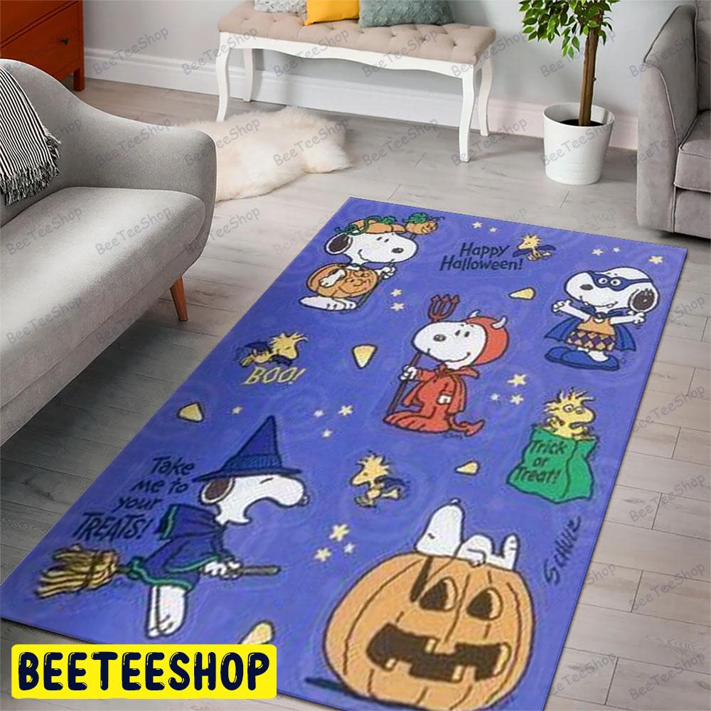 Halloween Snoopy It’s The Great Pumpkin Charlie Brown Beeteeshop Rug Rectangle