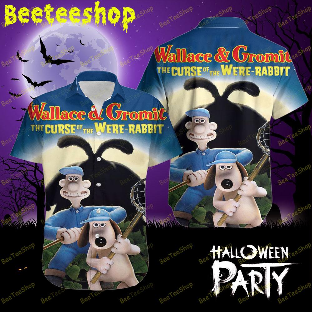 Halloween Wallace & Gromit The Curse Of The Were-Rabbit Beeteeshop Hawaii Shirt