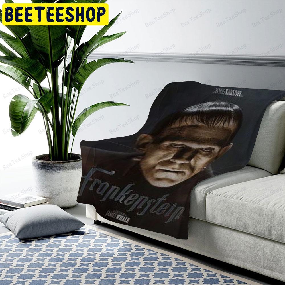 Handsome Frankenstein Halloween Beeteeshop US Cozy Blanket